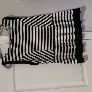 Torrid Stripped peplum top